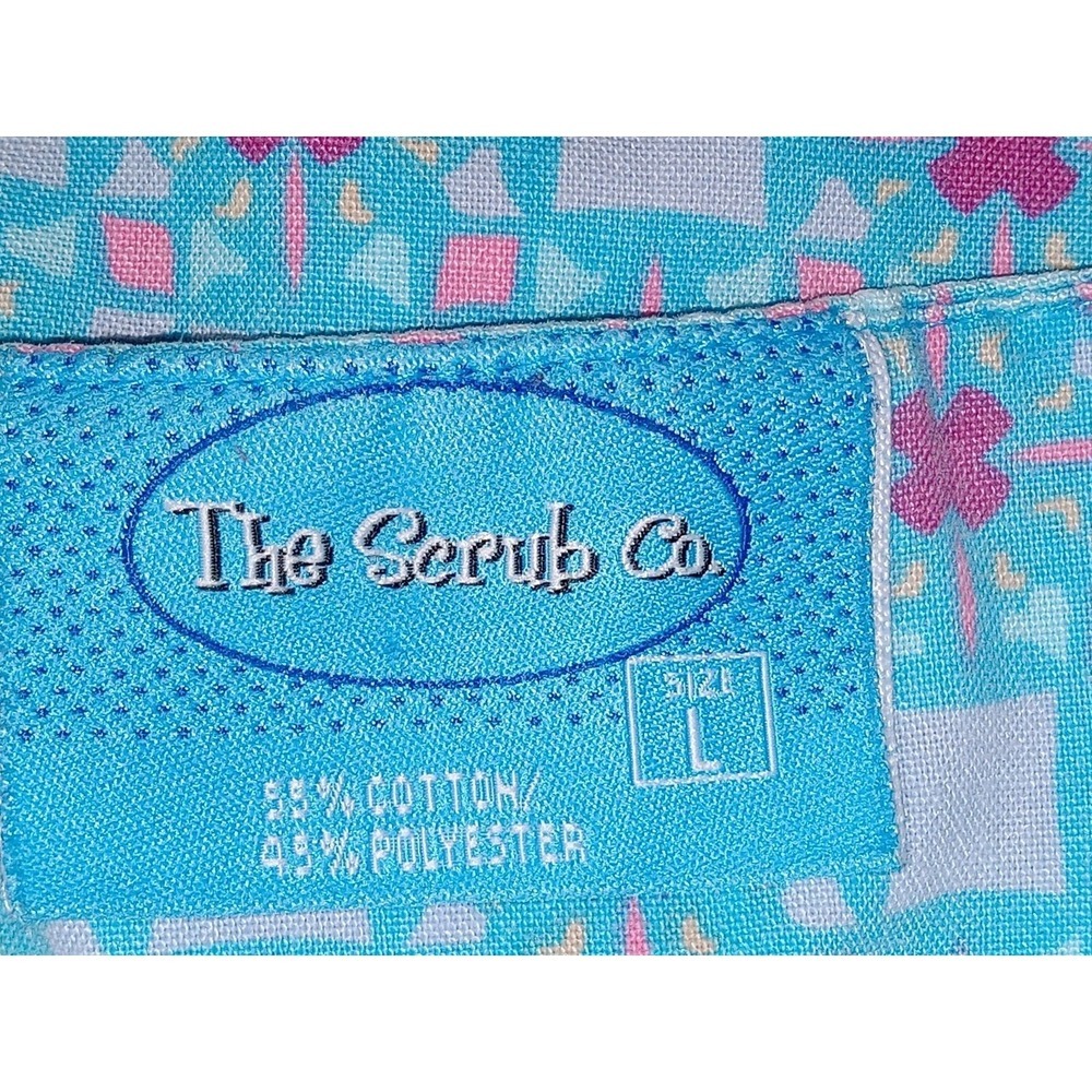 Lot of 2 Carol's Scrubs, The Scrubs  Co Women's Size Large  V-Neck Top - Picture 14 of 15